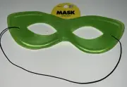 Amscan Neon Green Eye Face Mask Adult Halloween Costume Accessory Glow Party 80s