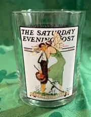 Norman Rockwell Springtime Collectible Tumbler, Old Fashion Glasse NEW