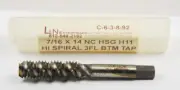 7/16 X 14 NC HSG H11 3 FL HI HELIX BOTTOM TAP (C-6-3-8-92)