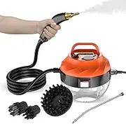ACAGALA 1500W Portable Handheld Steam Cleaner High Temperature Pressurized Steam Cleaning Machine with Brush Heads for Kitchen Furniture Bathroom Car