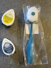 Creative Memories Craft Ink Blending Brush, Dark Sea Green & Memento