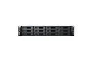 Synology RackStation RS2423RP+ 12-Bay 3.5 Diskless NAS, 2xGbE+ 1 x 10GbE (RJ45) (2U Rack), AMD RyzenTM , 8GB RAM, Synology Compatible drives only