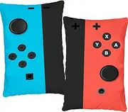 A Set of 2 Throw Pillow Cases- Gamer Gifts for Teen Boys - Soft Gaming Throw Pillow Cases Cushion Covers for Living Room Bedroom Game Room Decor 12 x 20 inches