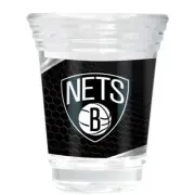 Brooklyn Nets Party Shot Glass Team Graphics 2oz.