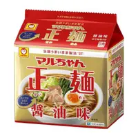 在飛比找比比昂日本好物商城優惠-東洋水產 MARUCHAN 正麵 醬油 泡麵 5包【6袋組】