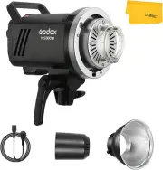 Godox MS300-V Compact Studio Flash 300W, GN58 0.1-1.3S Recycle Time, 2.4G Wirele