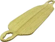 Drop Down/Through Longboard Deck - Zebra Bamboo Inlay - 9.75" x 39.75"