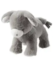 NWT Carters Grey White Donkey Mule Plush Baby Toy Stuffed Animal 67194 SEALED