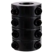 2X(4PCS Split Shaft Collars Oxide Set Screw Split Setscrew Shaft Collar8431