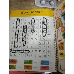 二手-My Giant Sticker work book幼童英文練習遊戲書/適用年齡3歲以上
