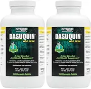 Nutramax Dasuquin for Large Dogs, Joint Health Supplement, Contains Glucosamine for Dogs, Plus Chondroitin, ASU, MSM and More, Supports Healthy Joints, Chewable Tablets, 2 Pack, 300 Count