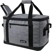Soft Cooler Bag 40-Can Large Reusable Grocery Bags Soft Sided Collapsible Travel