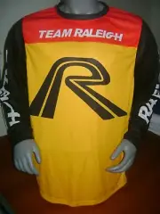 OLD SCHOOL BIKE JERSEY CLASSIC BMX JERSEY BIKE SHIRT RALEIGH VINTAGE M RACE