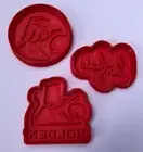 Holden logo badge Peter Brock autograph cookie cutter fondant stamp embosser