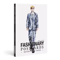 在飛比找博客來優惠-FASHIONARY水彩紙明信片組/ 男版