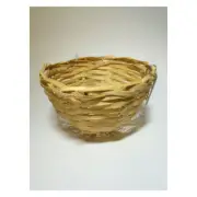 Canary Nest (Cane) - SMALL 9cm Rattan Metal Hooks to Hang Avery Bird Cage