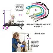 4-18" WATERPROOF Grooming LOOP w/ O RING for Table Arm,Bath*Compare to Jelly Pet