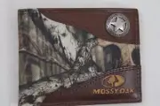 ZEP PRO Western TEXAS STAR Mossy Oak Camo Bifold Wallet Tin Gift Box