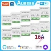 Tuya Smart WiFi Switch 16A 2 Way Control Switches Mini Smart Breaker Smart Life