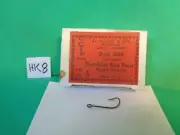 Mustad Bronze Kirby Hooks, Sizes 7, #3136, 100 Count, 1 Box (New)