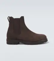 [Brioni] Brioni Suede Chelsea boots AU 10 brown