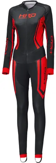 Held Race Skin Pro 1-Piece Ladies Undersuit, black-red, Size XL for Women Black Red