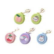 Bag Charm Coin Purse Keychain Zipper Change Purse Key Ring Purse With Keychain