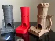 Dice tower for board gaming