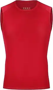 [Anawakia] Youth Boys Sleeveless Compression Shirt Basketball Football Undershirt Quick Dry Kids Athletic Tank Tops for Workout