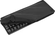 Geekria Tenkeyless TKL Keyboard Dust Cover, Soft Silicone Keyboard Cover for 80% 87 Key Computer Mechanical Gaming Keyboard, Compatible with Logitech G915 TKL (Black)