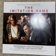 SAG AWARDS Screener For Your Consideration The Imitation Game DVD