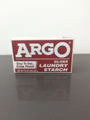 Vintage ARGO Gloss Laundry Starch 16 oz NEW SEALED BB 11/21