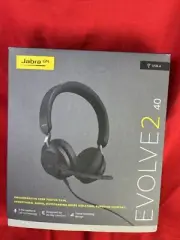 Jabra GN Evolve2 40 UC HSC130 Wired Headphones USB-A Stereo Black Noise isolate
