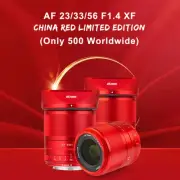 Viltrox 23mm 33mm 56mm F1.4 XF Camera Lens Portrait AF APS-C Red fr Fuji X-Mount