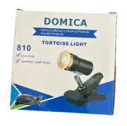 DOMICA Clip On TORTOISE LIGHT. 810 UVA+UVB. Ceramic Lamp Head. Brand New In Box