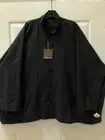NWT Eskandar Size 2 1x 2x Navy/Camel Mandarin Collar Wool Cashmere Jacket