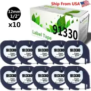 10PK 91330 Dymo label maker refills 91330 for 10697 LetraTag 200B