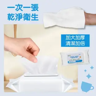 【樂晨居家】廚房濕紙巾-小包6入組(廚房清潔、濕紙巾、家用清潔)
