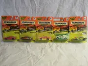 "B" LOT OF 5 MATCHBOX SUPERFAST CARS SEALED see photos to see which are include