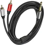 ERINGOGO Microphone Guitar Cable Speaker Cables Amplifier Audio Cord Speaker Audio Cable Audio Splitter Cable Audio Line Audio Equipment Converter Oxygen- Copper Transmission line car