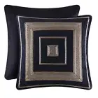 J Queen Bradshaw Black Euro Sham