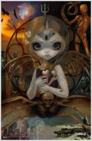Strangeling - Unseelie Court Famine Mini Poster 11.5" x 17.5" - Laminated