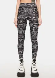 [Too Fast] Ouija Graphic Leggings