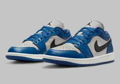 Nike Air Jordan 1 Low French Blue College Grey DC0774-402 Women's Sizes New