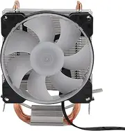 CPU Air Cooler, PC Cooler for AMD AM4, 90mm 48cfm 1800PRM 2 Copper Heat Pipes RGB Lighting Computer CPU Cooling Fans for Intel LGA115X