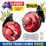 12V 300DB Super Train Horn For Trucks SUV Car Boat Motorcycles Speaker Treble 2x