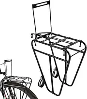 Pannier Rack for Mountain Bike, Steel Pannier Rack for Sports, Leisure, Picnic, Garage, Storage