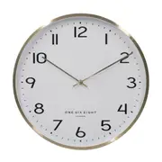 LISE 40cm Champagne Gold Silent Wall Clock