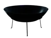 Wildtrak 40cm Outdoor/Garden Steel Fire Pit/Place Portable Heater Grill Black