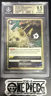 BGS 9.5 One Piece ST06-014 C Shockwave - English - PRB01 The Best - Graded